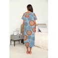 thumbnail image 6 of Ekouaer Women's House Dress with Pockets Long Nightgowns for Women House Dress Moo Moos for Women, 6 of 6