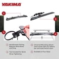 thumbnail image 3 of Yakima WindShield 40 Inch Universal Fairing w/Band Style Attachment, Black, 3 of 10