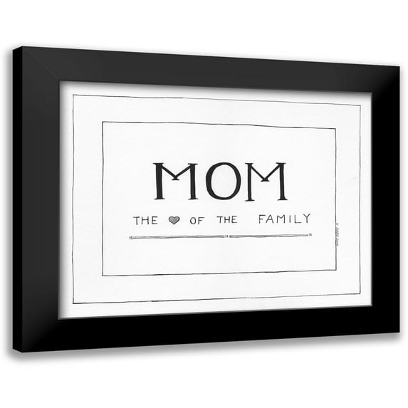 Shamp, Cindy 24x19 Black Modern Framed Museum Art Print Titled - Mom