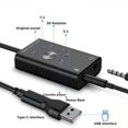 thumbnail image 3 of Adaptador de micrófono estéreo USB 2.0 tipo C con Tarjeta de sonido múltiple shaofei color negro, 3 of 5
