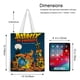 thumbnail image 5 of Asterix & Obelix: The Big Fight Bolso de tela con estampado de lienzo para mujer, bolsa de compras reutilizable y estética, con cremallera interior, regalo para mujer,40*40cm., 5 of 6