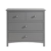 Oxford Baby Universal 3-Drawer Dresser, Dove Gray