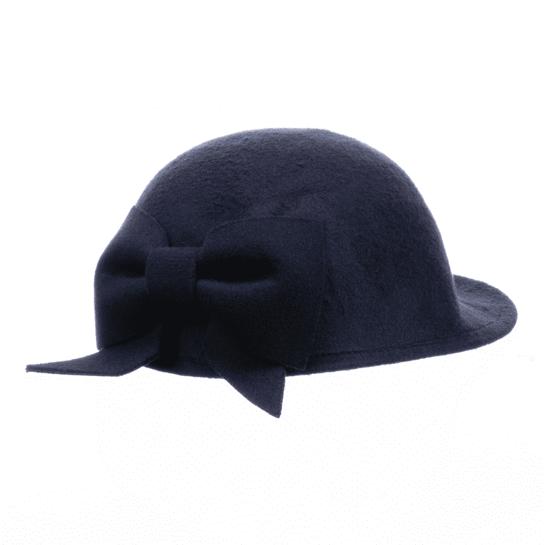 Mayoral Little Girls Felt Riding Hat Navy Size 51 14cmx25cm