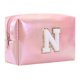 thumbnail image 1 of Neceser de gran capacidad con letras bordadas, neceser de viaje, bolso de mano, bolso de cosméticos, 1 of 2