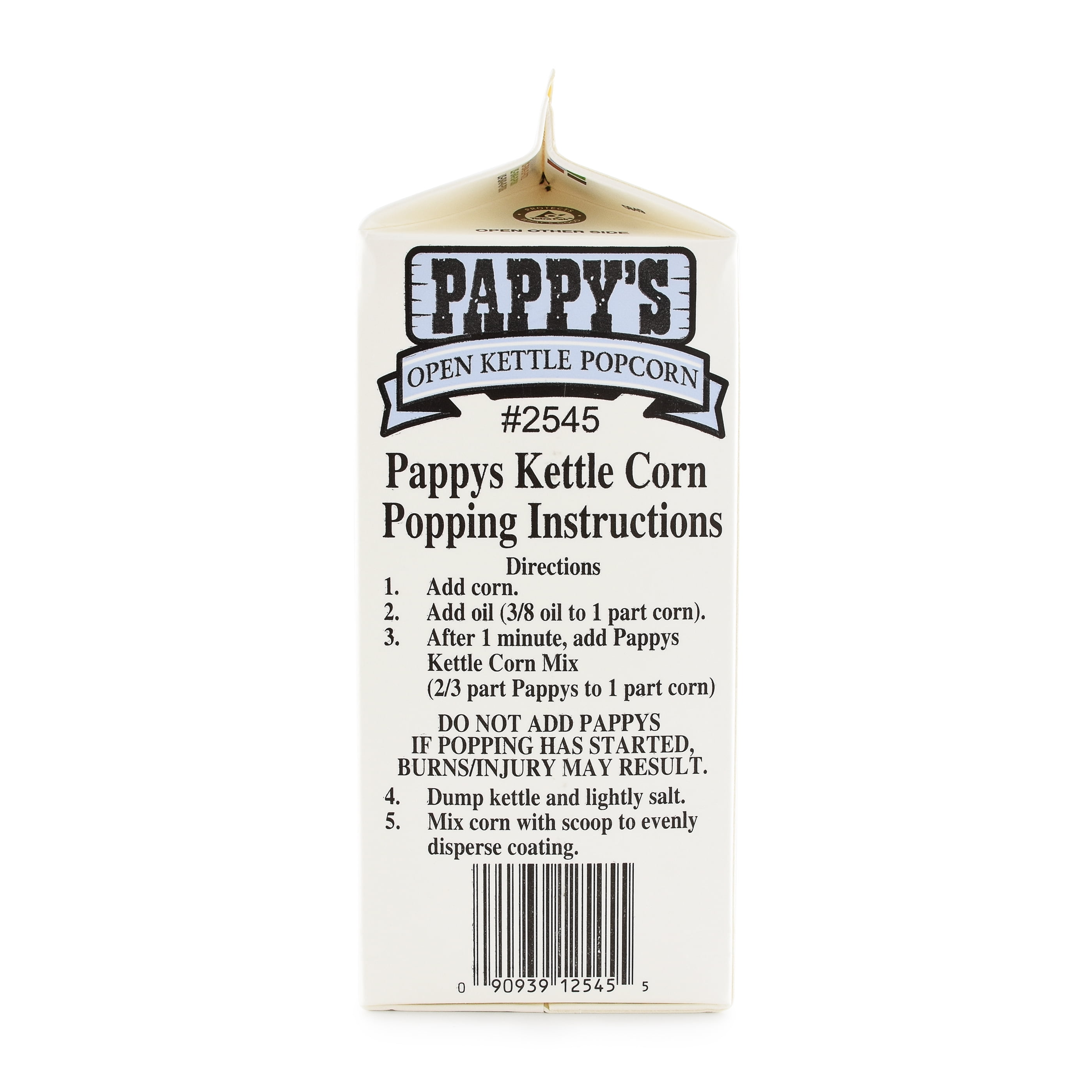 Gold Medal Pappy's Kettle Corn Popcorn Mix, 3.25 lb, 6 Count, Sweet and Salty Glaze for Any Kettle Popper