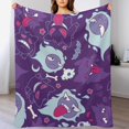 thumbnail image 5 of Anime Pokemon Blankets Gengar Throw Blanket 30"*40"（76*100cm） Gengar Merch for Kids, 5 of 8