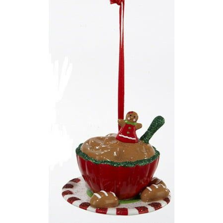 Gingerbread Kisses Bowl of Cookie Dough Christmas (Best Dough For Ornaments)