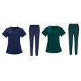 thumbnail image 1 of Enfermería Scrub Set Top Pantalones Transpirable Trabajo Uniforme para Enfermera Yoga Jogger, 1 of 5