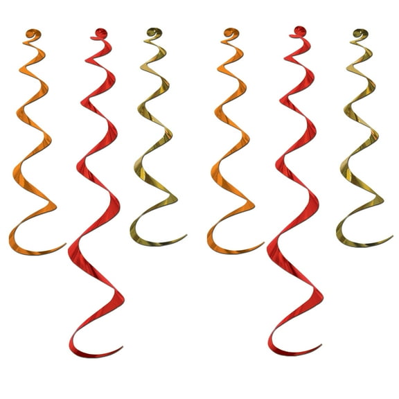 Twirly Whirlys, 4-24" & 2-36", (12/Pkg)