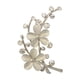 thumbnail image 5 of Broche de flor de piedra de ópalo, accesorio de ropa para mujer, boda Plata, 5 of 9