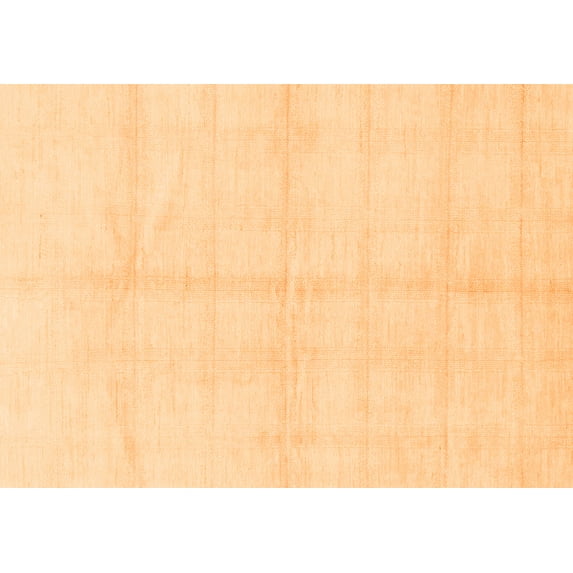 Ahgly Company Indoor Rectangle Solid Orange Modern Area Rugs, 2' x 4'