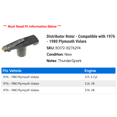 thumbnail image 2 of Distributor Rotor - Compatible with 1976 - 1980 Plymouth Volare 1977 1978 1979, 2 of 2
