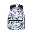 thumbnail image 1 of Balery Blue Paisley Mochila para Mujeres y Hombres, Mochila Ligera Casual para Viajes, Mochila Clásica Básica para la Universidad, 1 of 6