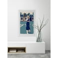 thumbnail image 6 of Crossing in Blue Framed Painting Print, 6 of 6