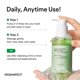 thumbnail image 4 of Gel limpiador, exfoliante suave y limpiador facial para piel sensible, cuidado de la piel coreano, vegano, 205 ml, 4 of 9