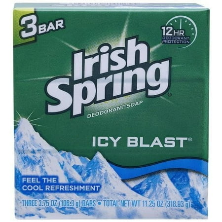 IRISH SPRING 3.7 OZ 3PK ICY BST