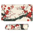 thumbnail image 1 of Alfombrilla de ratón AQQA Cherry Blossom Waves XL, 80 x 40 cm, antideslizante, 1 of 7