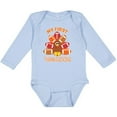 thumbnail image 3 of Inktastic My First Thanksgiving with Football Turkey Boys or Girls Long Sleeve Baby Bodysuit, 3 of 5