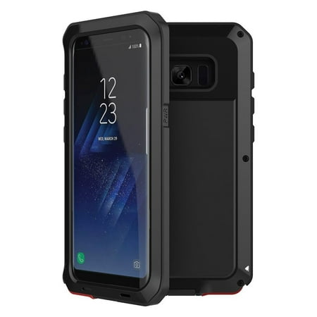 Gorilla Aluminum Metal Samsung Galaxy S7 Case (Black) Heavy Duty Military Grade Shockproof and Scratch Resistant Protection, Rugged Outdoor Travel