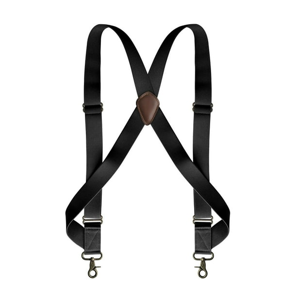 Tirantes para hombre Sunnimix con giratorios 1.4 pulgadas Negro