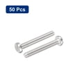 thumbnail image 3 of 304 Stainless Steel Machine Screws, 50 Pack M4x30mm Slotted Drive Pan Head Screw Bolts, 3 of 5