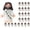 Black, variant on 30pcs Little Jesus Figures Jesus Loves You Mini Jesus Figures Hide and Seek Religious Party Favors Sunday School Baptism Gifts