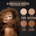 thumbnail image 4 of Belloccio High Definition Fair Shade Makeup Concealer 5 gram Jar - Conceal Imperfections, Hide Blemishes, Dark Under Eye Circles, Cosmetic Cream - Use Under Airbrush Foundation, 4 of 5