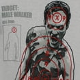 thumbnail image 2 of The Walking Dead: Walking Target Mens T-Shirt | S, 2 of 2
