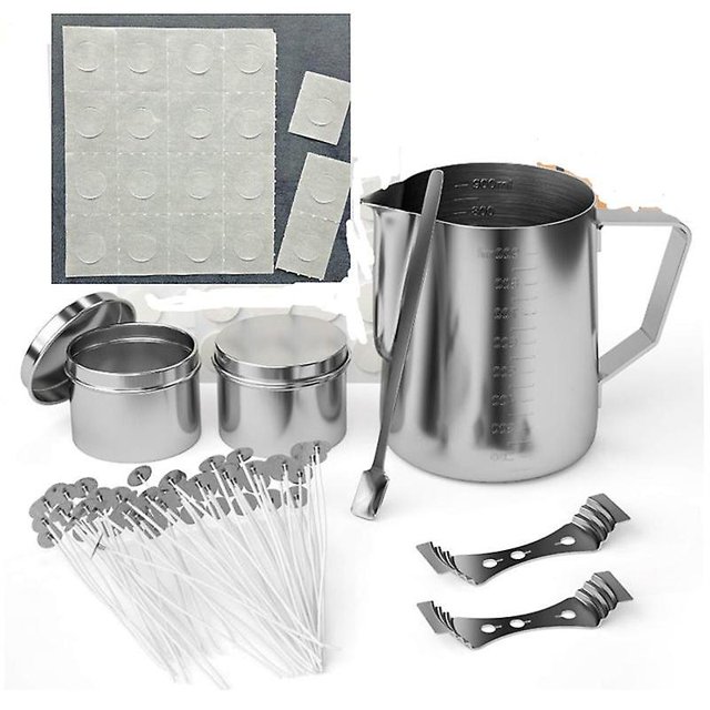 Candle Making Kit Diy Candles Craft Tools With Pouring Pot And Spoon Candle Wicks Sticker Afortunado Sencillez