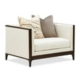 thumbnail image 3 of Belmont Place Matching Accent Chair - Cream/Espresso, 3 of 14