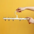 thumbnail image 4 of PRINxy Windproof Sock Clips Hanger,Clothes Drying Rack With 360° Swivel Hook And Strong Clips For Drying And Organize Underwear,Socks,Hats,Scarves,Pants Gray, 4 of 6