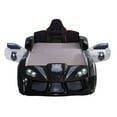 thumbnail image 3 of Furniture of America Sonet Plastic Twin Race Car Bed with LED Light in Black, 3 of 11
