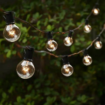 Better Homes & Gardens 24ft LED Globe String Lights, 12 Bulbs, Indoor/Outdoor, Warm White, 1 Count