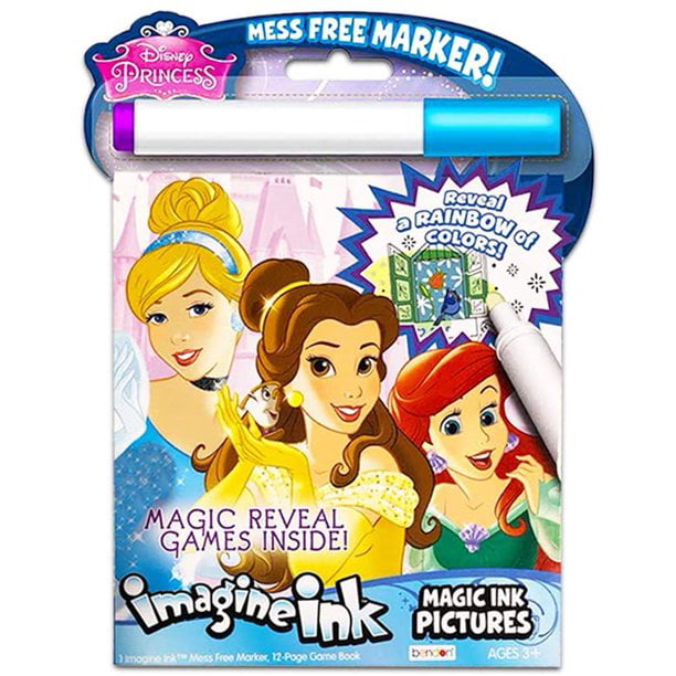 Imagine Ink Coloring Book Assorted Set for Girls (Bundle Includes 6  Different No Mess Coloring Books )