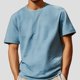 thumbnail image 2 of Camiseta informal para hombre para actividades al aire libre: diseño liso y ajustado para verano y otoño, 2 of 4