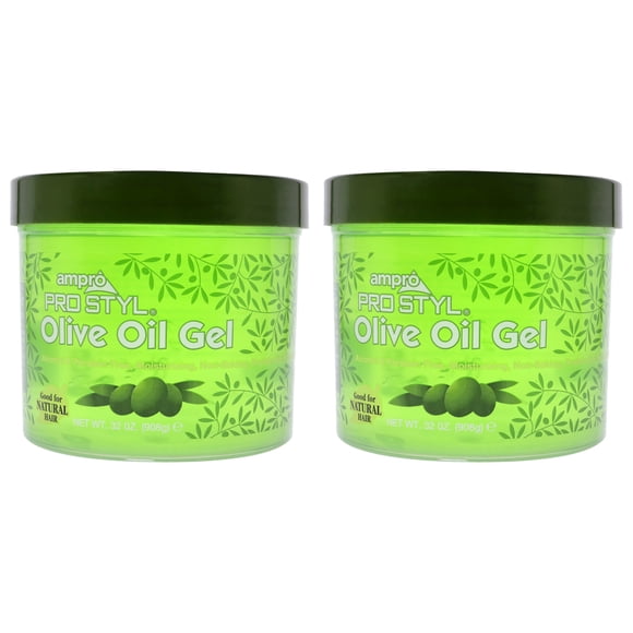 Pro Styl Gel - Olive Oil by Ampro for Women - 32 oz Gel - Pack of 2