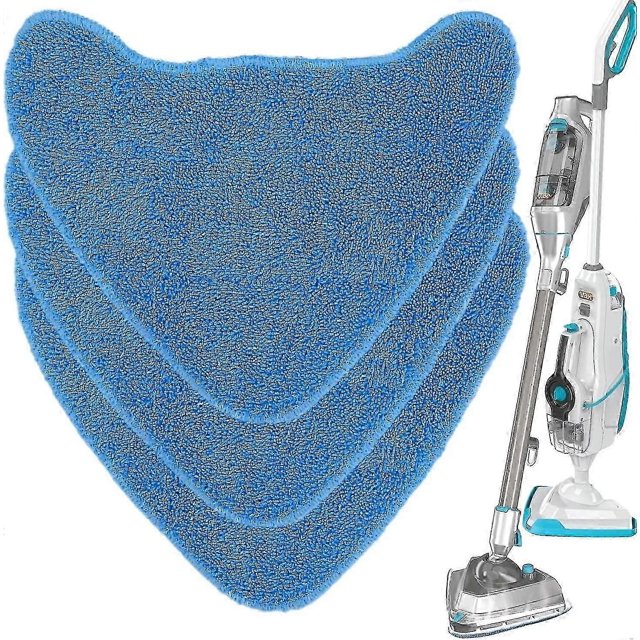 Vax Steam Mop Pads Replacement, 3 Pack Microfiber Washable for S7/S86-SF-C & More