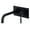 Matte Black, variant on Kingston Brass KS8110DL Single-Handle Wall Mount Bathroom Faucet, Matte Black