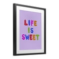 thumbnail image 2 of Stupell Industries Contemporary Life Is Sweet Gummies Black Framed Print Under Glass, 17 x 21, by LISH Creative, 2 of 8
