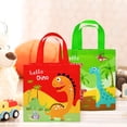 thumbnail image 4 of Wrapables Non-Woven Reusable Gift Bags with Handles for Parties, Birthdays, Favors and Treats (Set of 8), Dinosaurs, 4 of 6