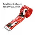 thumbnail image 4 of Classic Christmas Holiday Burlap Ribbon with Wired Edge  for DIY Gift Wrapping Christmas Tree Wreath Bows Decorations, 4 of 21