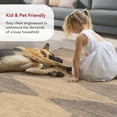 thumbnail image 5 of nuLOOM Dori SpinClean Tribal Easy-Jute Machine Washable Area Rug, 9' x 12', Dori Natural, 5 of 11