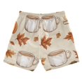 thumbnail image 7 of FORMRS Boys Swim Trunks Quick Dry Mesh Liner Boardshorts Sizes XS-XL, Fall Mug Pattern, 7 of 7