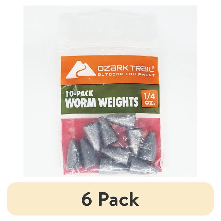 Ozark Trail 1/4 oz Worm Weight, 6 Pack photo 1