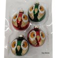 thumbnail image 5 of Holiday Time Dia 65mm 4Ct Owl Glass Ornament, 5 of 5