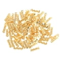 thumbnail image 2 of Brass Crimp Terminals, 100Pcs Quick Connect Wiring Terminals, Electrical Wire Crimp Connector Kit 0.5-1.5mm Square Wiring Range DJ453B, 2 of 8