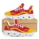 thumbnail image 1 of Zapatos vulcanizados para mujer con estampado del águila de San Juan, emblema nacional, diseño de la bandera de España, zapatillas deportivas para exteriores, transpirables, informales, con cordones, 1 of 6