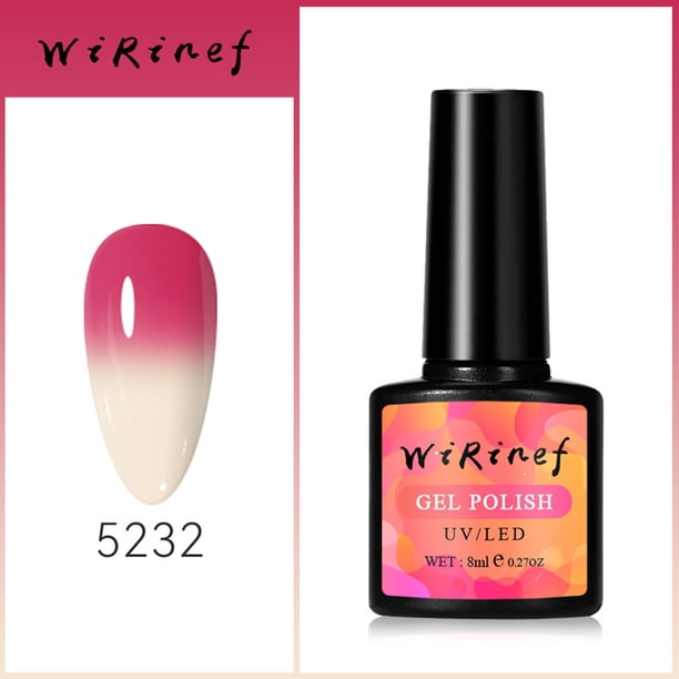 Esmalte de uñas en gel que cambia de color, esmalte de uñas en gel con cambio de temperatura, esmalte de uñas en gel para remojo, colección Sky, uñas con degradado, para decoración de uñas, bricolaje,