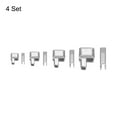 thumbnail image 4 of Unique Bargains 4Set Zipper Repair Kits, Retainers Box & Insertion Pins,  #3 #5 #8 #10 Metal Latch Sliders (Silver Tone), 4 of 7