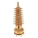 thumbnail image 2 of Estatua de pagoda para decoración del hogar, adornos Feng Shui, figuras de escritorio - Adjuntar Gold-XS- 9 Tier, 2 of 9